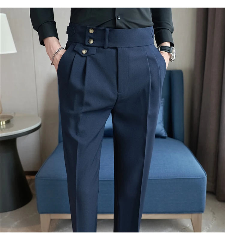 Modern High-Waist Trousers – Manvola Edition
