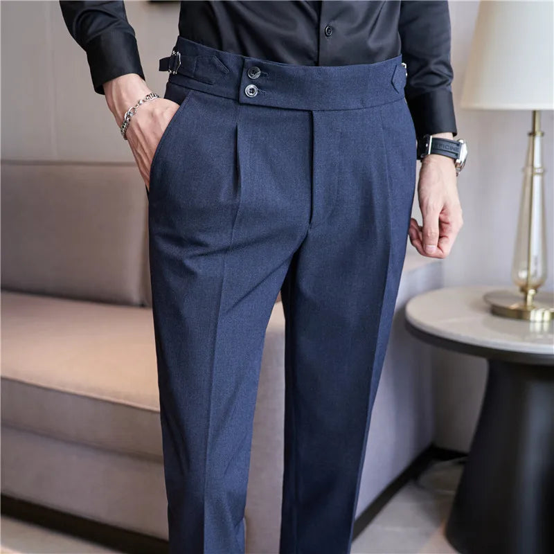 Modern High-Waist Trousers – Manvola Edition