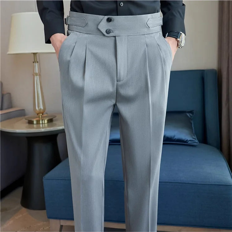 Modern High-Waist Trousers – Manvola Edition