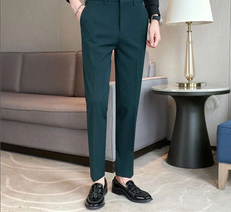Modern High-Waist Trousers – Manvola Edition