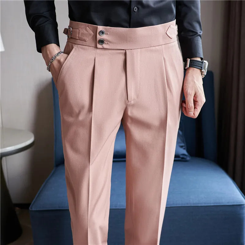 Modern High-Waist Trousers – Manvola Edition